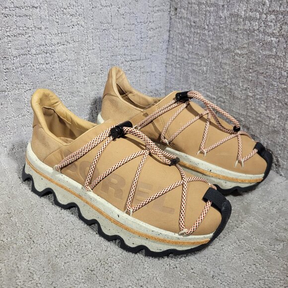 Sorel Kinetic Men's Size 9 Tan Leather Slip-on Athletic Sneakers S6MF215087-253 - Picture 5 of 12